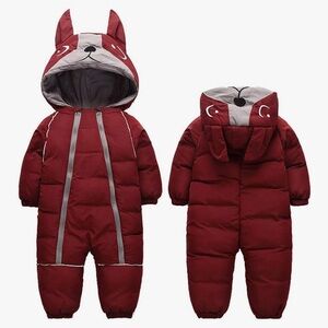 Toddler snowsuit. Dog ears 2t-3t